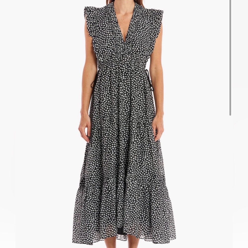 La Ligne Marta Black and White Dress Medium